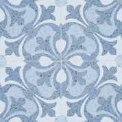 blue, L blue, D blue brown paloma tiles