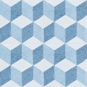 blue tesella tiles